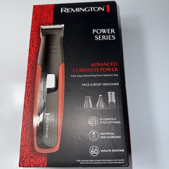 Remington Power Series Advanced Cordless Power Face & Body Groomer *New - Picture 1 of 6